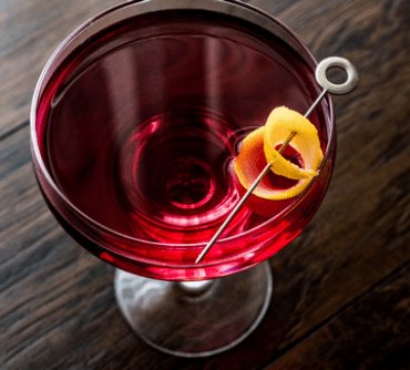 Portfashioned cocktail fra Copenhagen Cocktail Academy og Vinimondo til online portvinssmagning